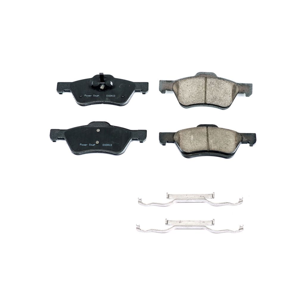 PowerStop 17-1047B - Z17 Low Dust Evolution Ceramic Brake Pads with Hardware