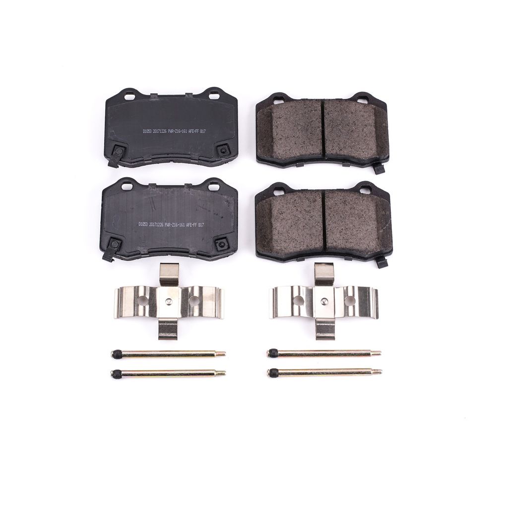 PowerStop 17-1053 - Z17 Low Dust Evolution Ceramic Brake Pads with Hardware