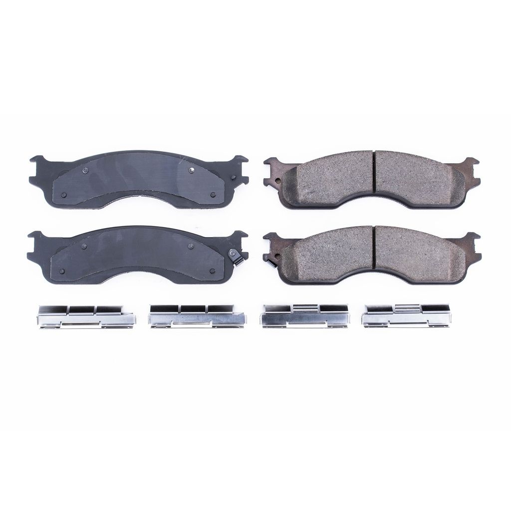 PowerStop 17-1054 - Z17 Low Dust Evolution Ceramic Brake Pads with Hardware