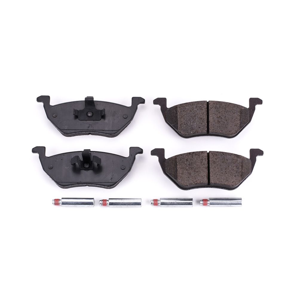 PowerStop 17-1055 - Z17 Low Dust Evolution Ceramic Brake Pads with Hardware