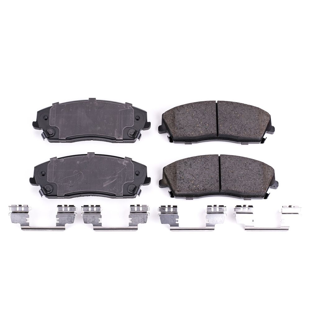 PowerStop 17-1056 - Z17 Low Dust Evolution Ceramic Brake Pads with Hardware
