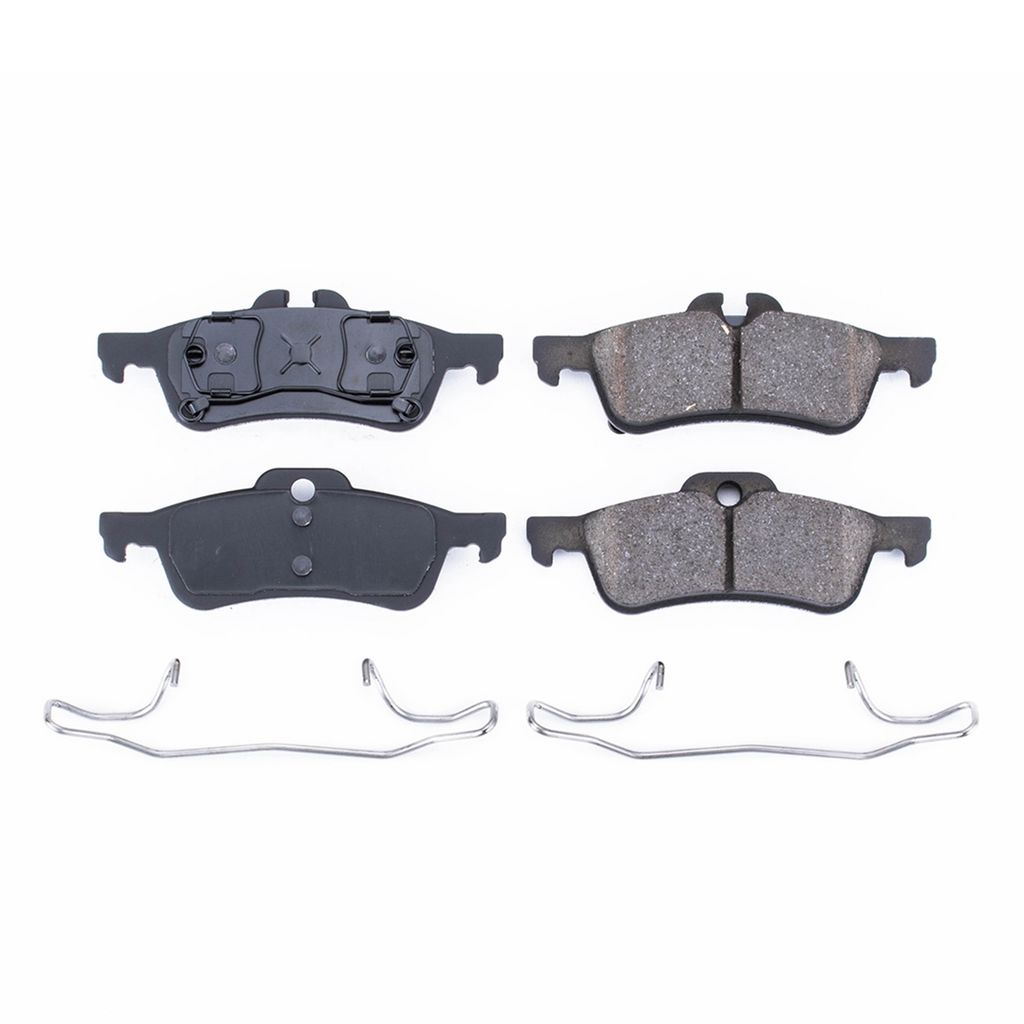 PowerStop 17-1060 - Z17 Low Dust Evolution Ceramic Brake Pads with Hardware