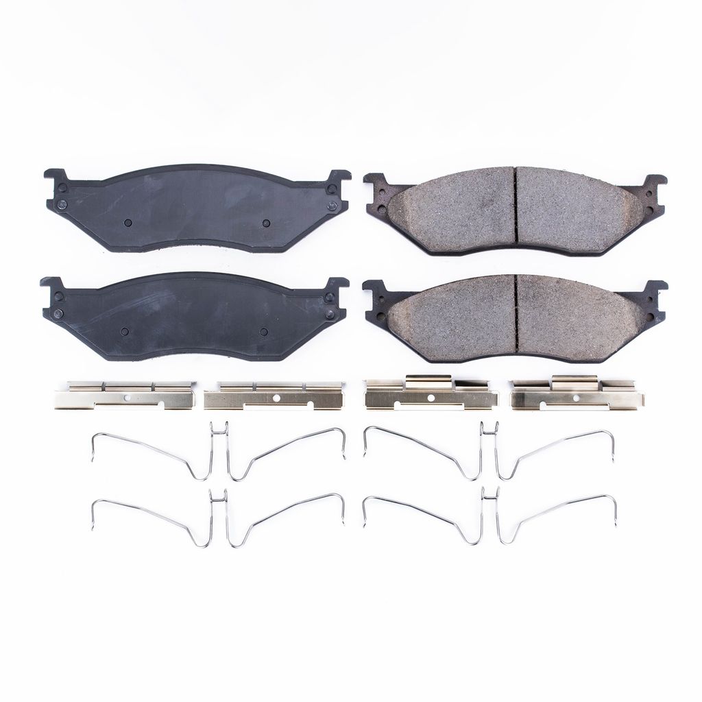 PowerStop 17-1066 - Z17 Low Dust Evolution Ceramic Brake Pads with Hardware