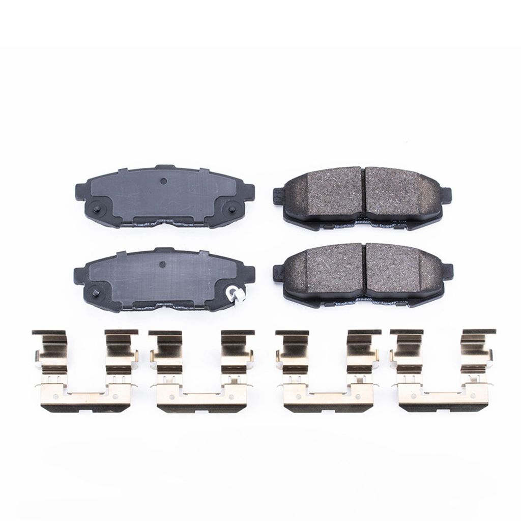 PowerStop 17-1073 - Z17 Low Dust Evolution Ceramic Brake Pads with Hardware