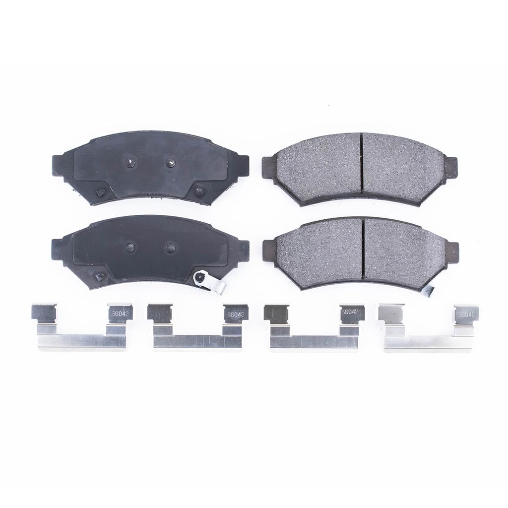 PowerStop 17-1075 - Z17 Low Dust Evolution Ceramic Brake Pads with Hardware
