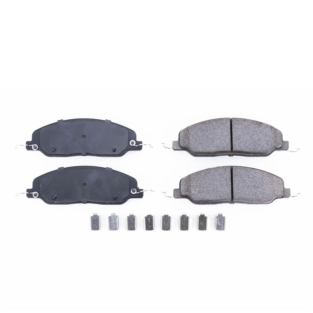 PowerStop 17-1081 - Z17 Low Dust Evolution Ceramic Brake Pads with Hardware