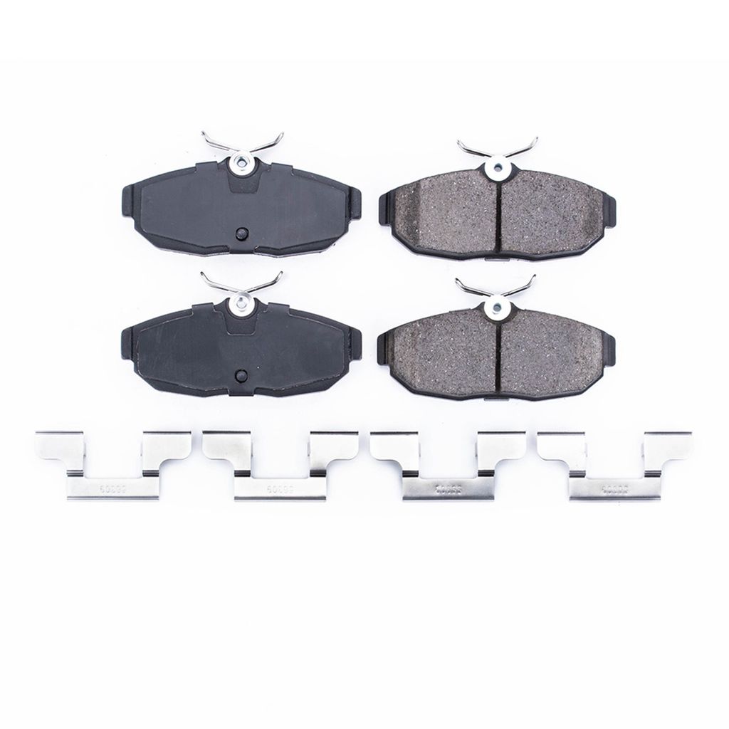 PowerStop 17-1082 - Z17 Low Dust Evolution Ceramic Brake Pads with Hardware