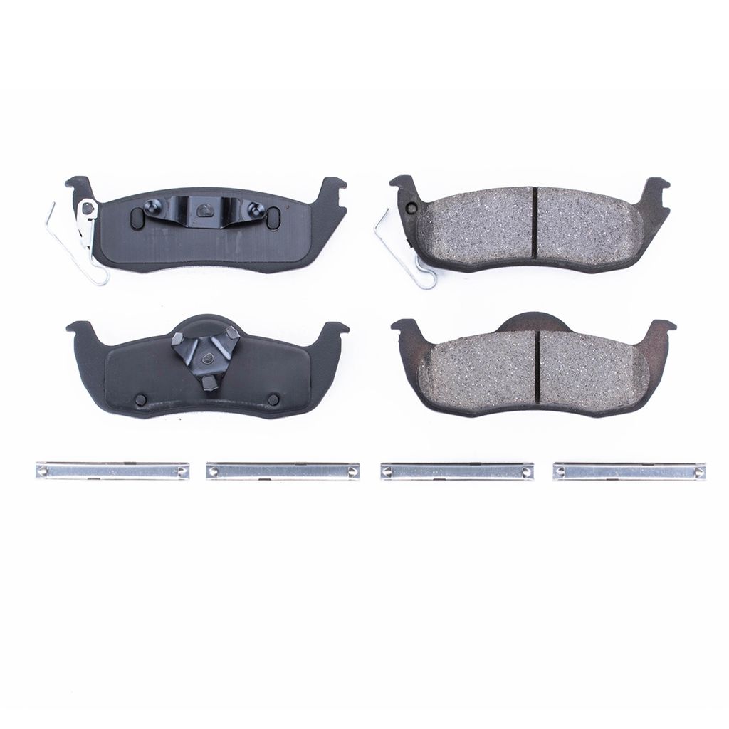 PowerStop 17-1087 - Z17 Low Dust Evolution Ceramic Brake Pads with Hardware