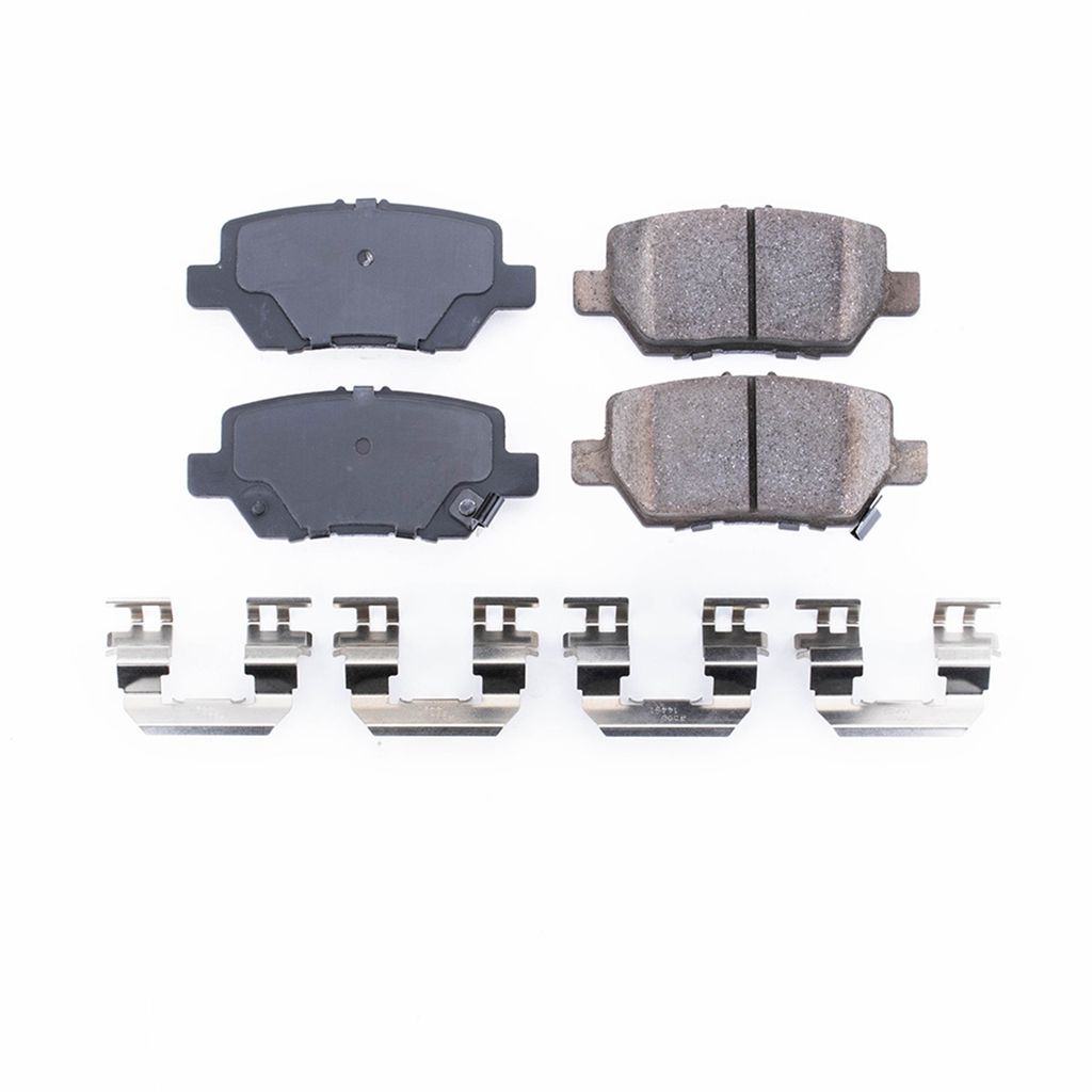 PowerStop 17-1090 - Z17 Low Dust Evolution Ceramic Brake Pads with Hardware