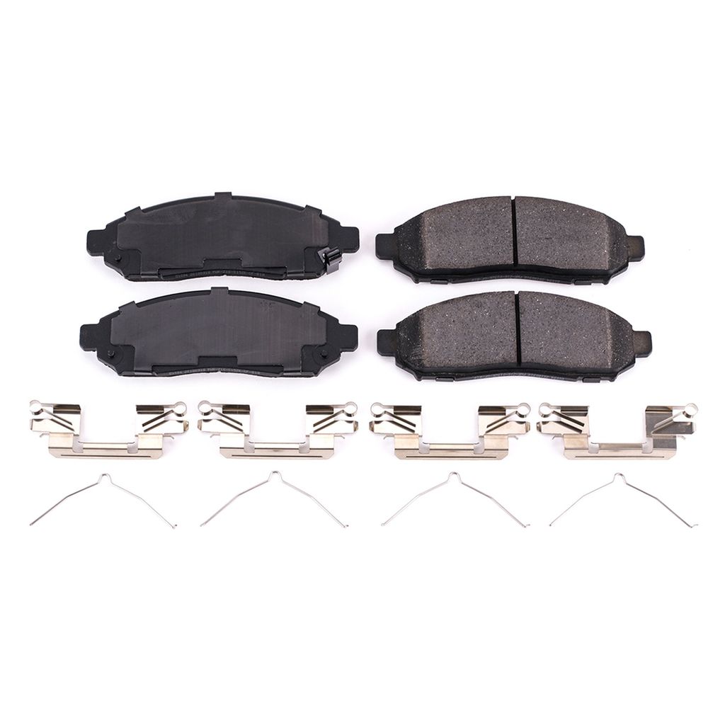 PowerStop 17-1094 - Z17 Low Dust Evolution Ceramic Brake Pads with Hardware