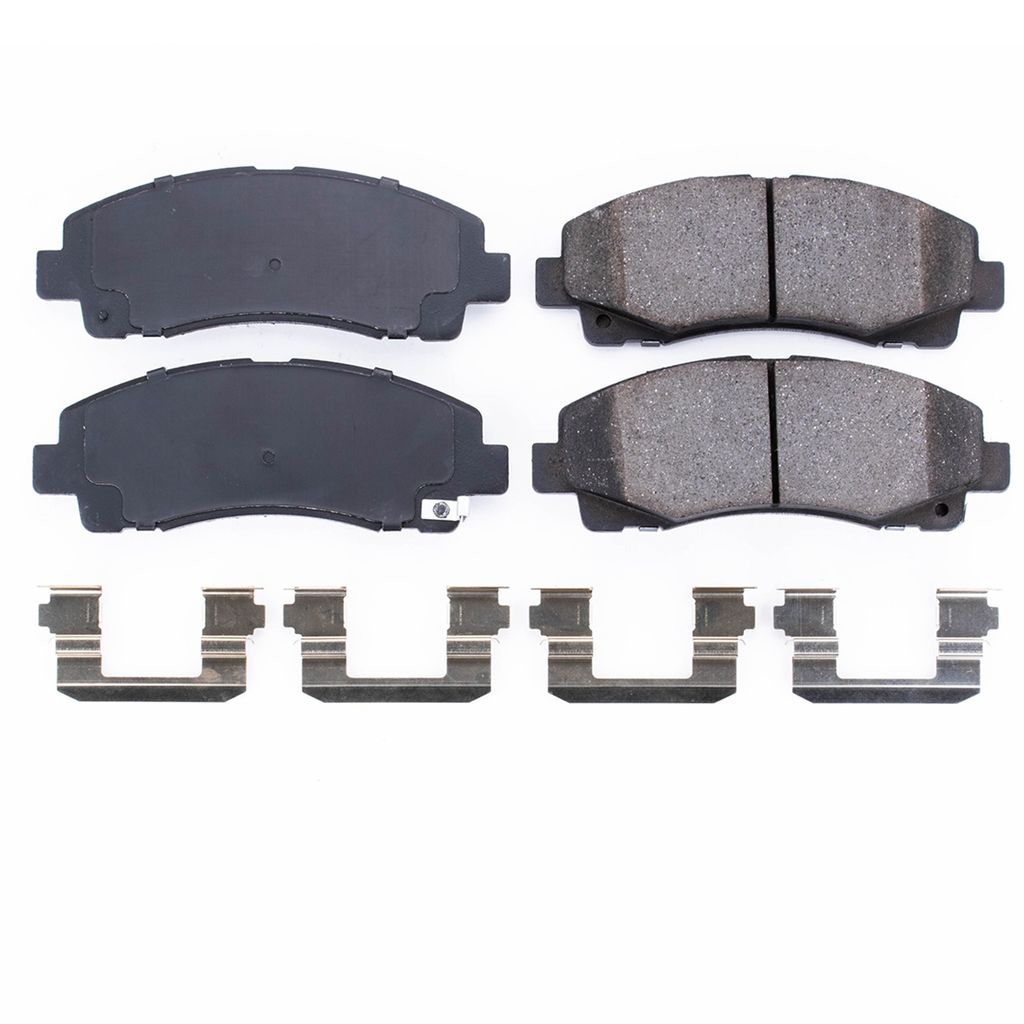PowerStop 17-1102 - Z17 Low Dust Evolution Ceramic Brake Pads with Hardware