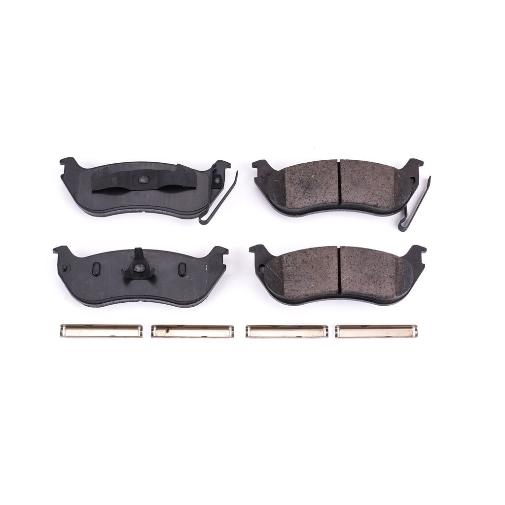 PowerStop 17-1109 - Z17 Low Dust Evolution Ceramic Brake Pads with Hardware