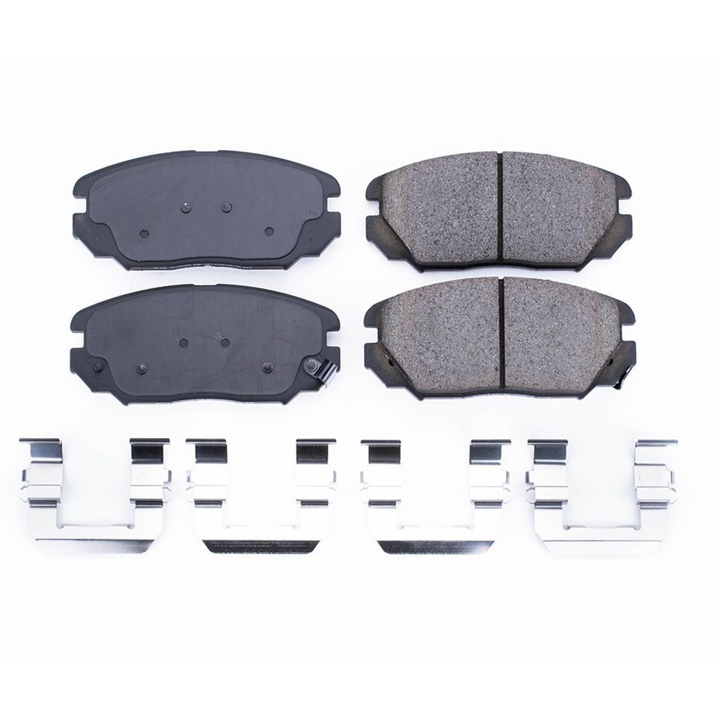 PowerStop 17-1125 - Z17 Low Dust Evolution Ceramic Brake Pads with Hardware
