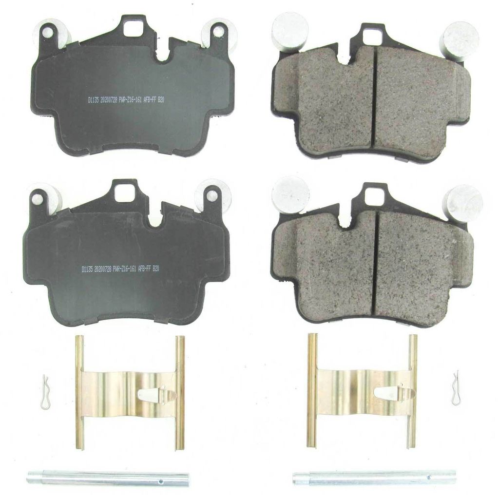 PowerStop 17-1135 - Z17 Low Dust Evolution Ceramic Brake Pads with Hardware