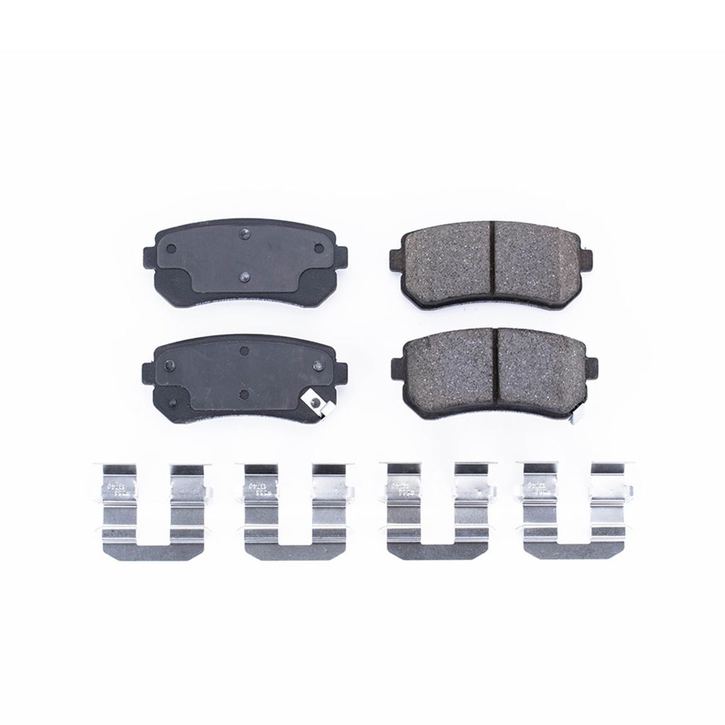 PowerStop 17-1157 - Z17 Low Dust Evolution Ceramic Brake Pads with Hardware