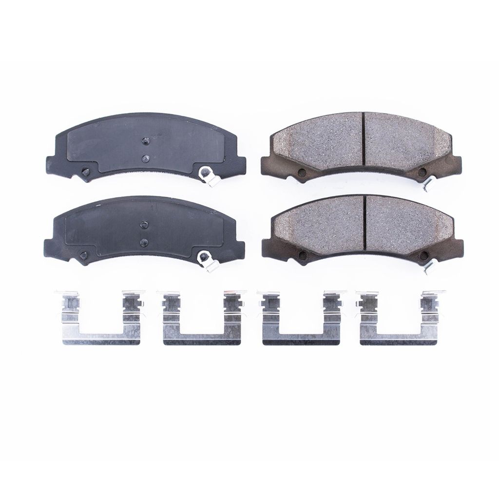 PowerStop 17-1159 - Z17 Low Dust Evolution Ceramic Brake Pads with Hardware