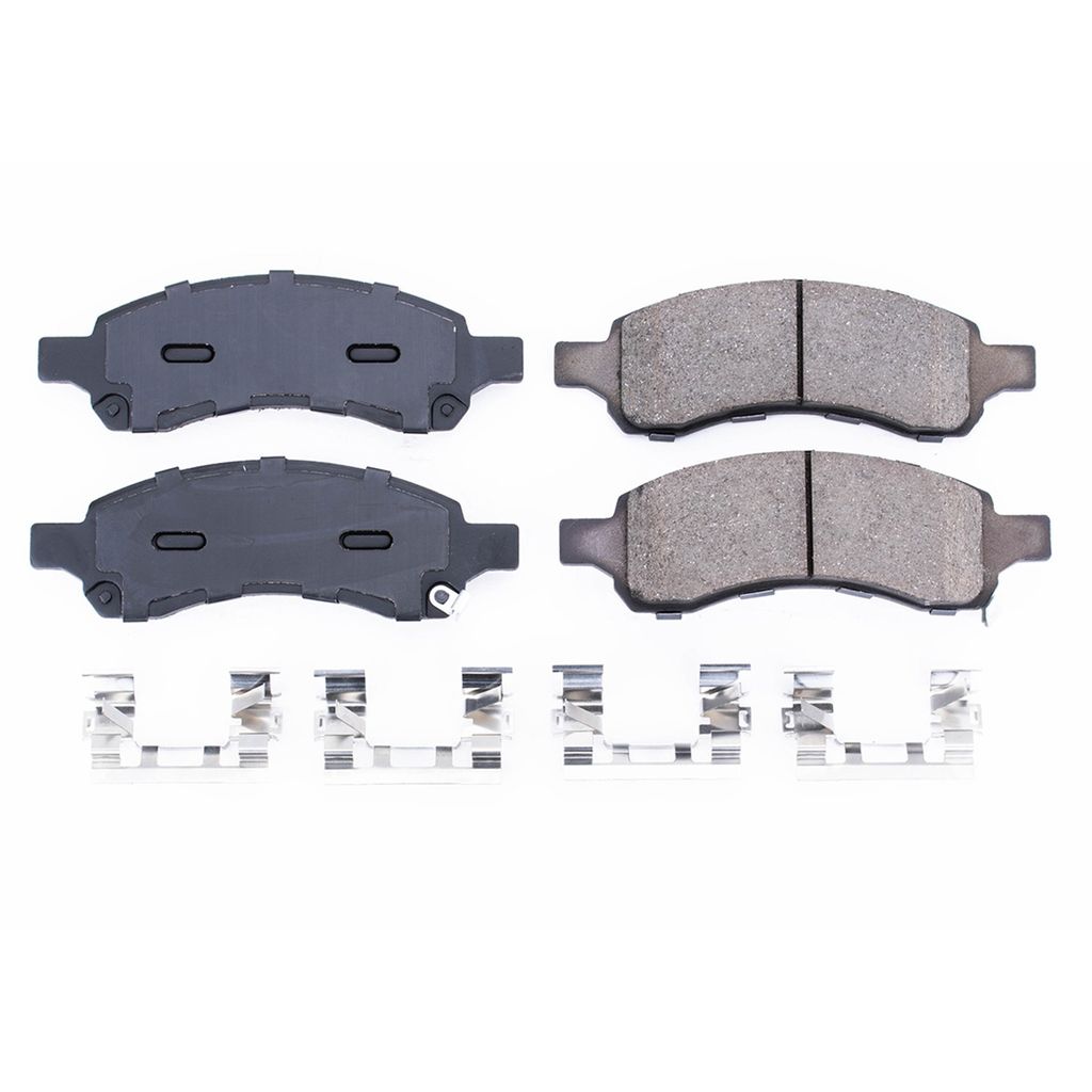 PowerStop 17-1169A - Z17 Low Dust Evolution Ceramic Brake Pads with Hardware