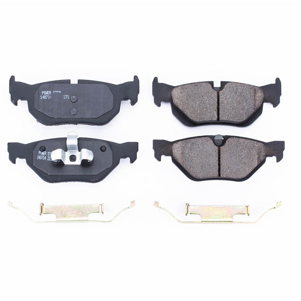 PowerStop 17-1171 - Z17 Low Dust Evolution Ceramic Brake Pads with Hardware