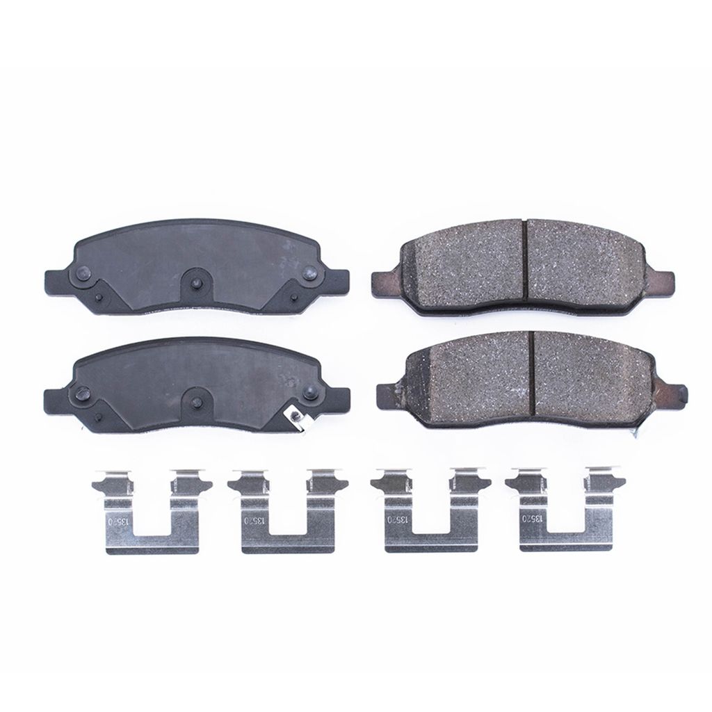 PowerStop 17-1172 - Z17 Low Dust Evolution Ceramic Brake Pads with Hardware