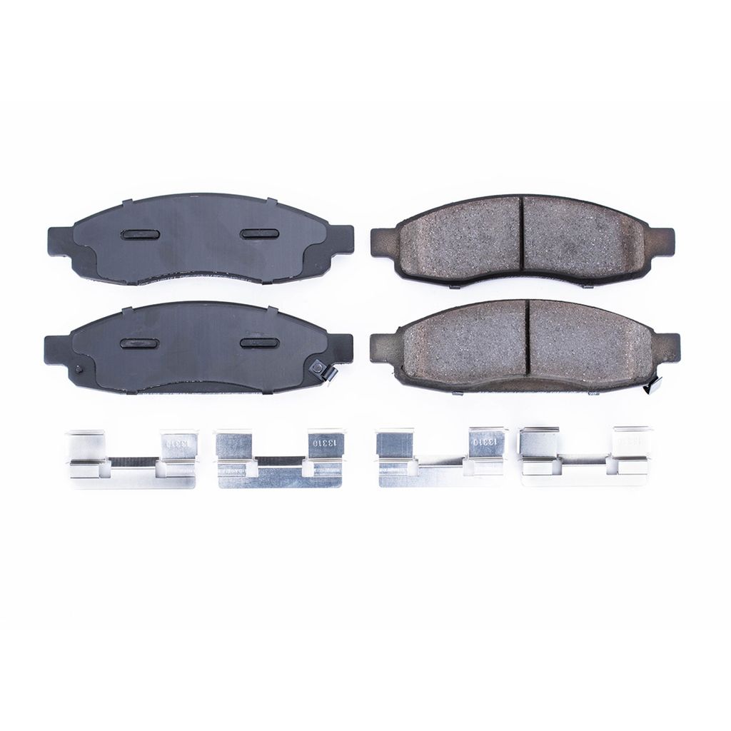 PowerStop 17-1183 - Z17 Low Dust Evolution Ceramic Brake Pads with Hardware