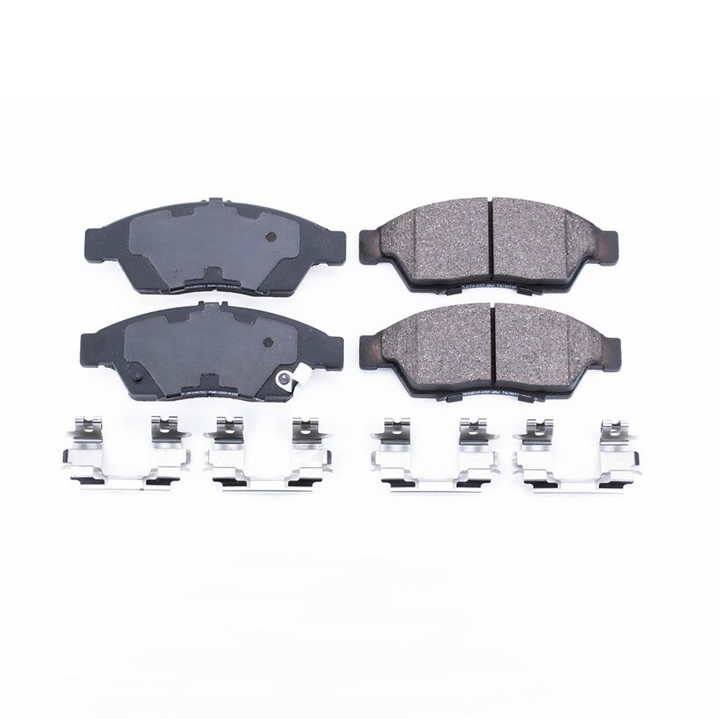 PowerStop 17-1195 - Z17 Low Dust Evolution Ceramic Brake Pads with Hardware