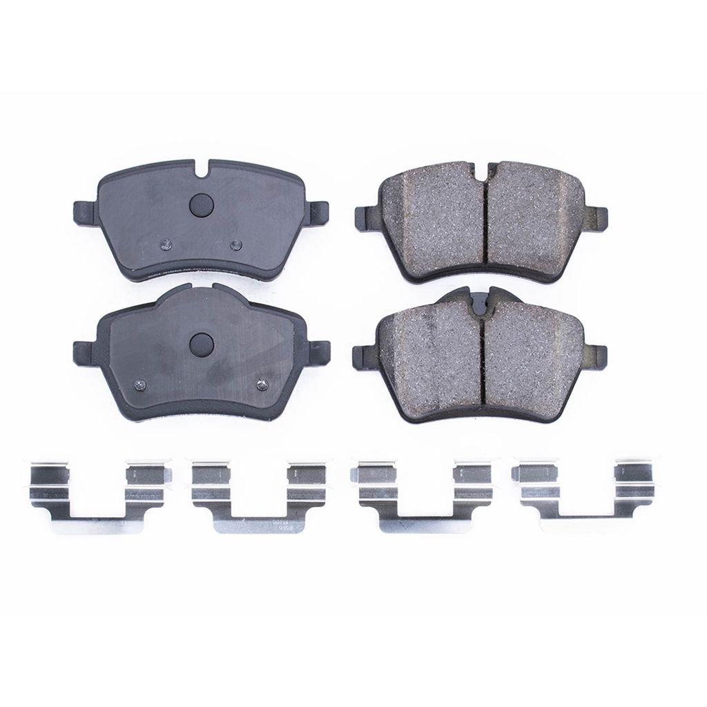PowerStop 17-1204 - Z17 Low Dust Evolution Ceramic Brake Pads with Hardware