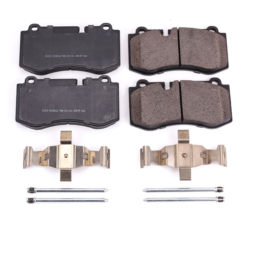 PowerStop 17-1223 - Z17 Low Dust Evolution Ceramic Brake Pads with Hardware