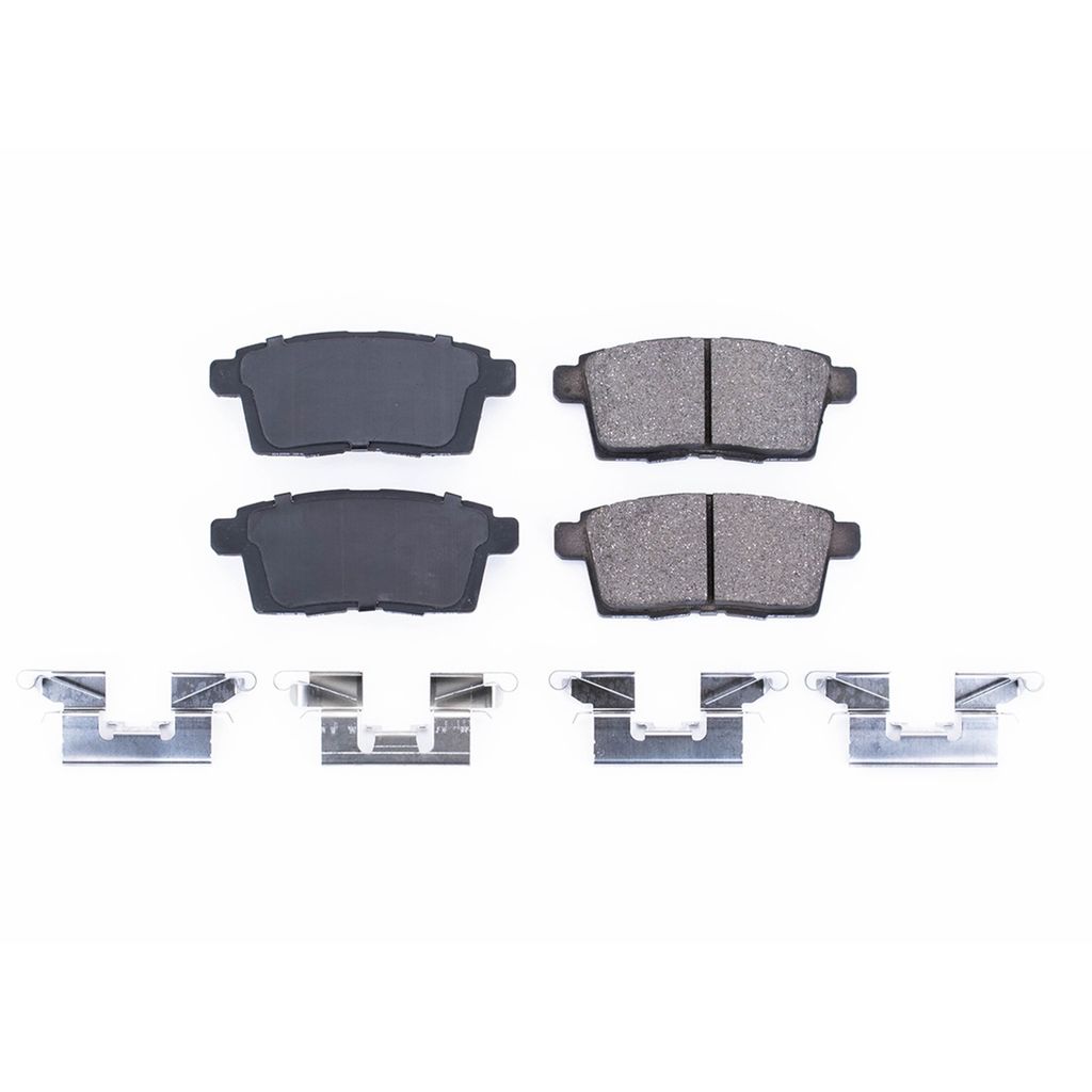 PowerStop 17-1259 - Z17 Low Dust Evolution Ceramic Brake Pads with Hardware