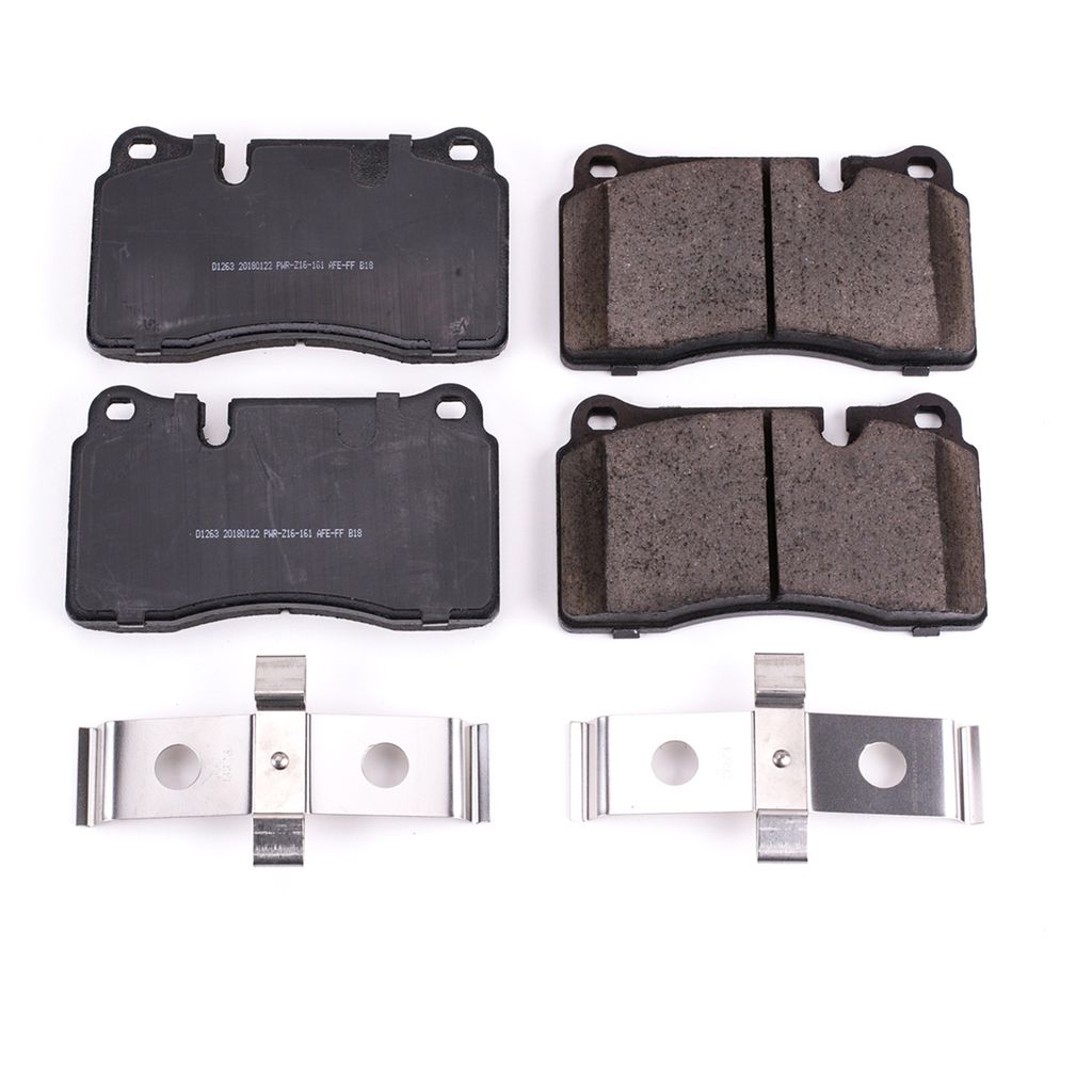 PowerStop 17-1263 - Z17 Low Dust Evolution Ceramic Brake Pads with Hardware