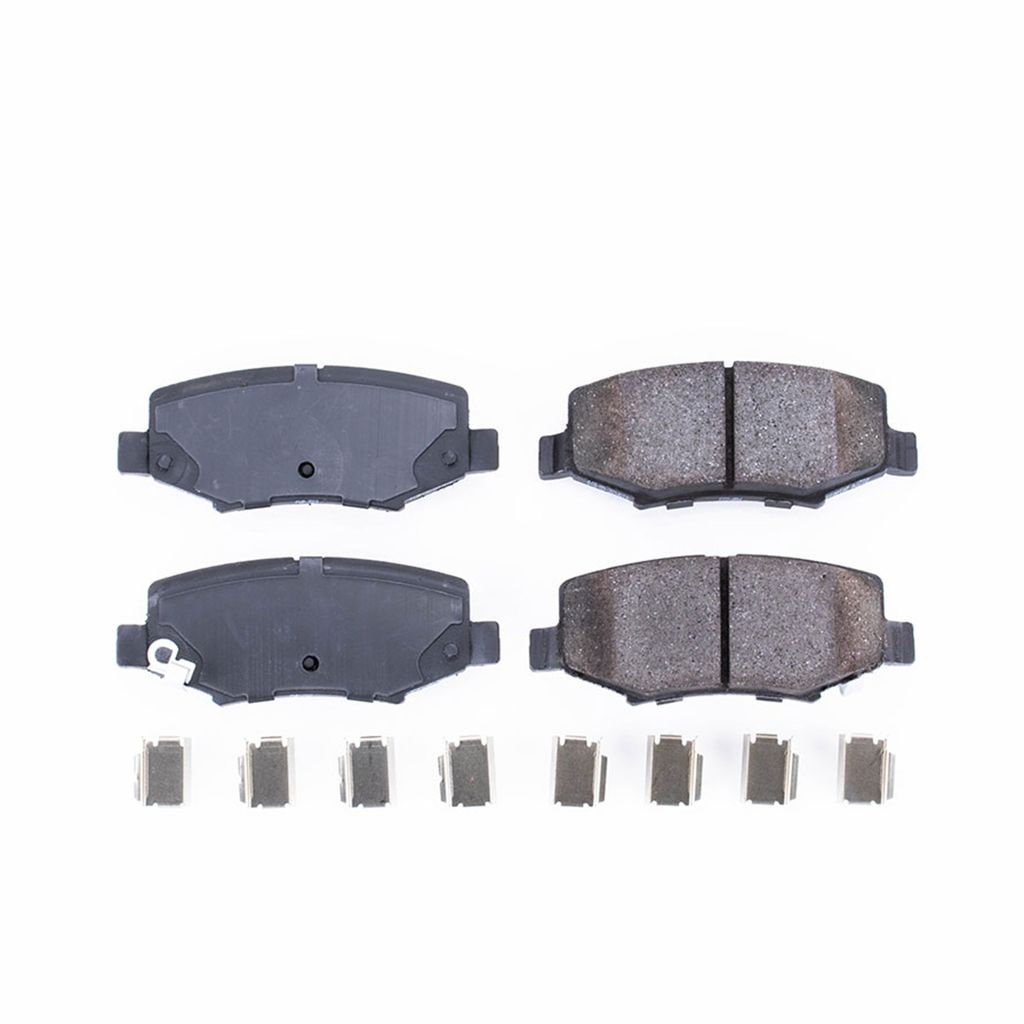 PowerStop 17-1274 - Z17 Low Dust Evolution Ceramic Brake Pads with Hardware