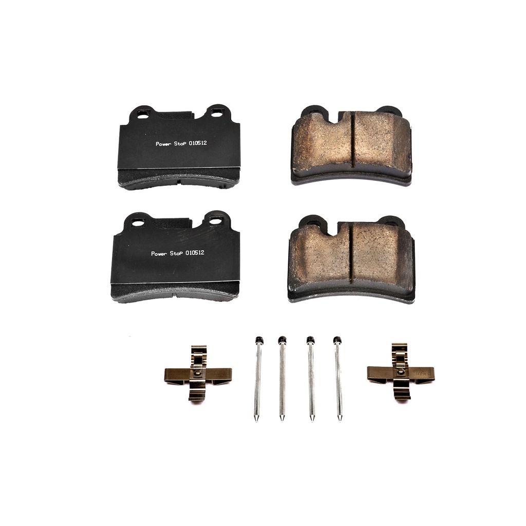 PowerStop 17-1277 - Z17 Low Dust Evolution Ceramic Brake Pads with Hardware