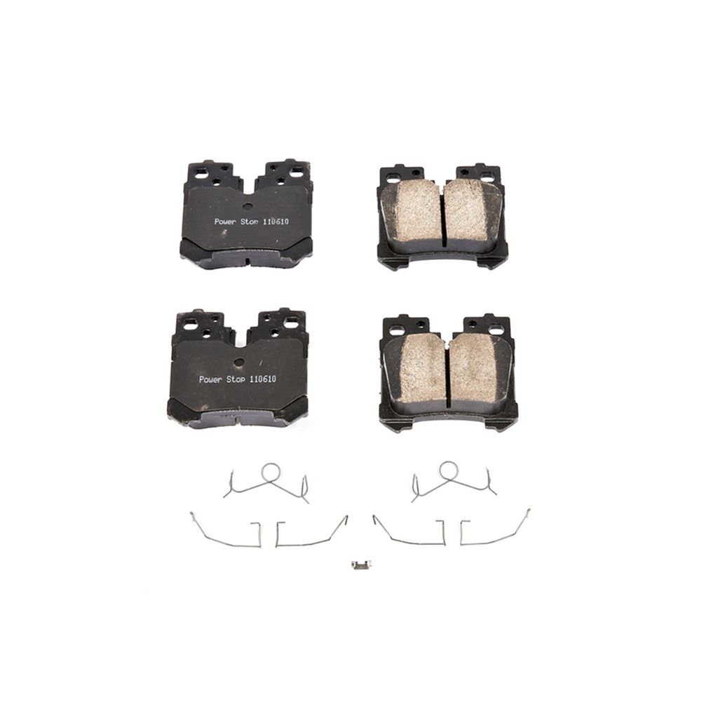 PowerStop 17-1283 - Z17 Low Dust Evolution Ceramic Brake Pads with Hardware
