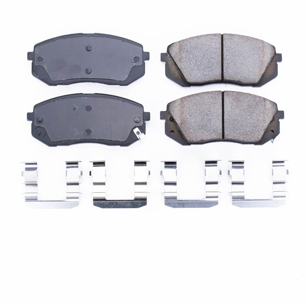 PowerStop 17-1295 - Z17 Low Dust Evolution Ceramic Brake Pads with Hardware