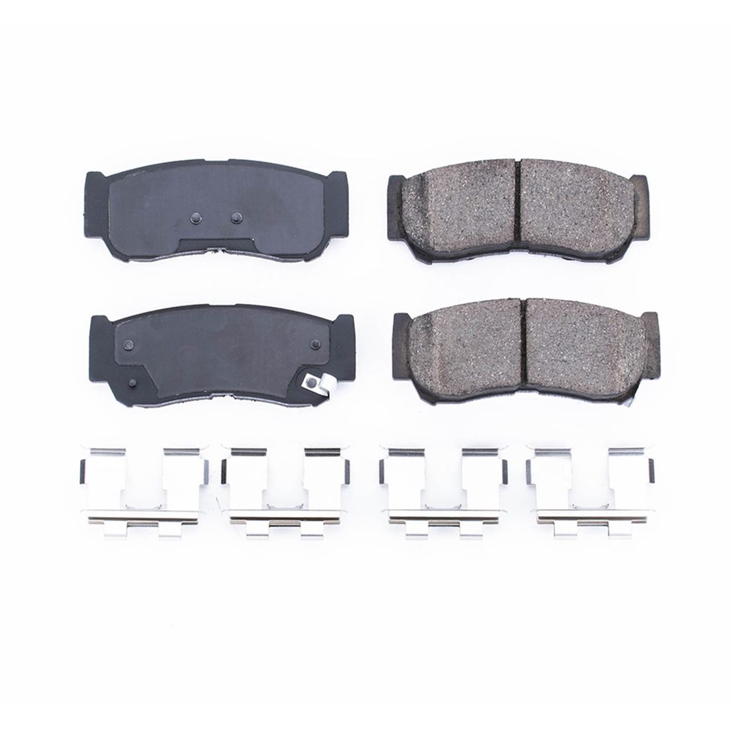 PowerStop 17-1297 - Z17 Low Dust Evolution Ceramic Brake Pads with Hardware