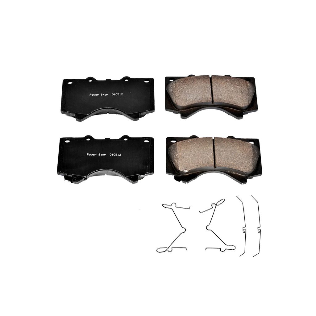 PowerStop 17-1303 - Z17 Low Dust Evolution Ceramic Brake Pads with Hardware