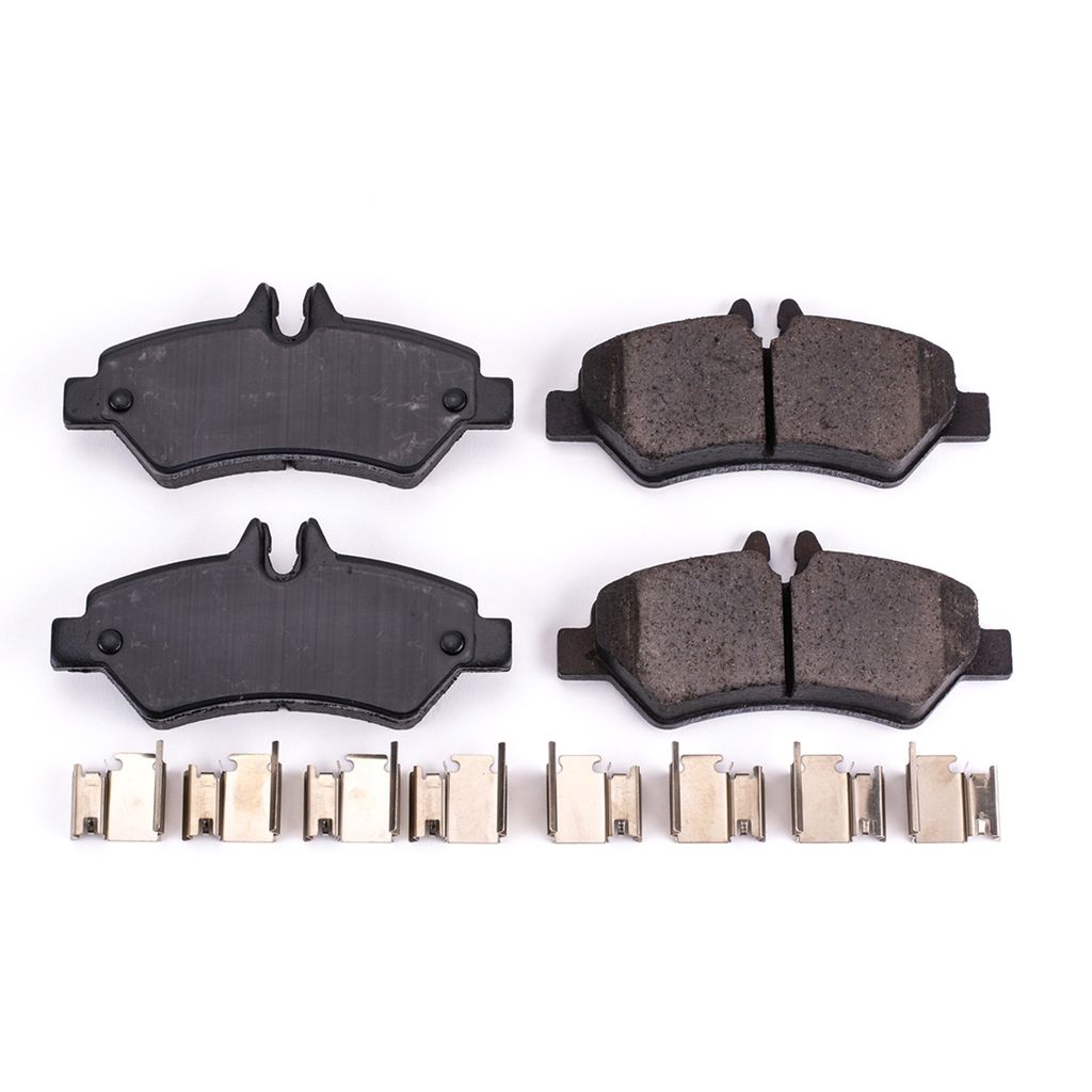 PowerStop 17-1317 - Z17 Low Dust Evolution Ceramic Brake Pads with Hardware