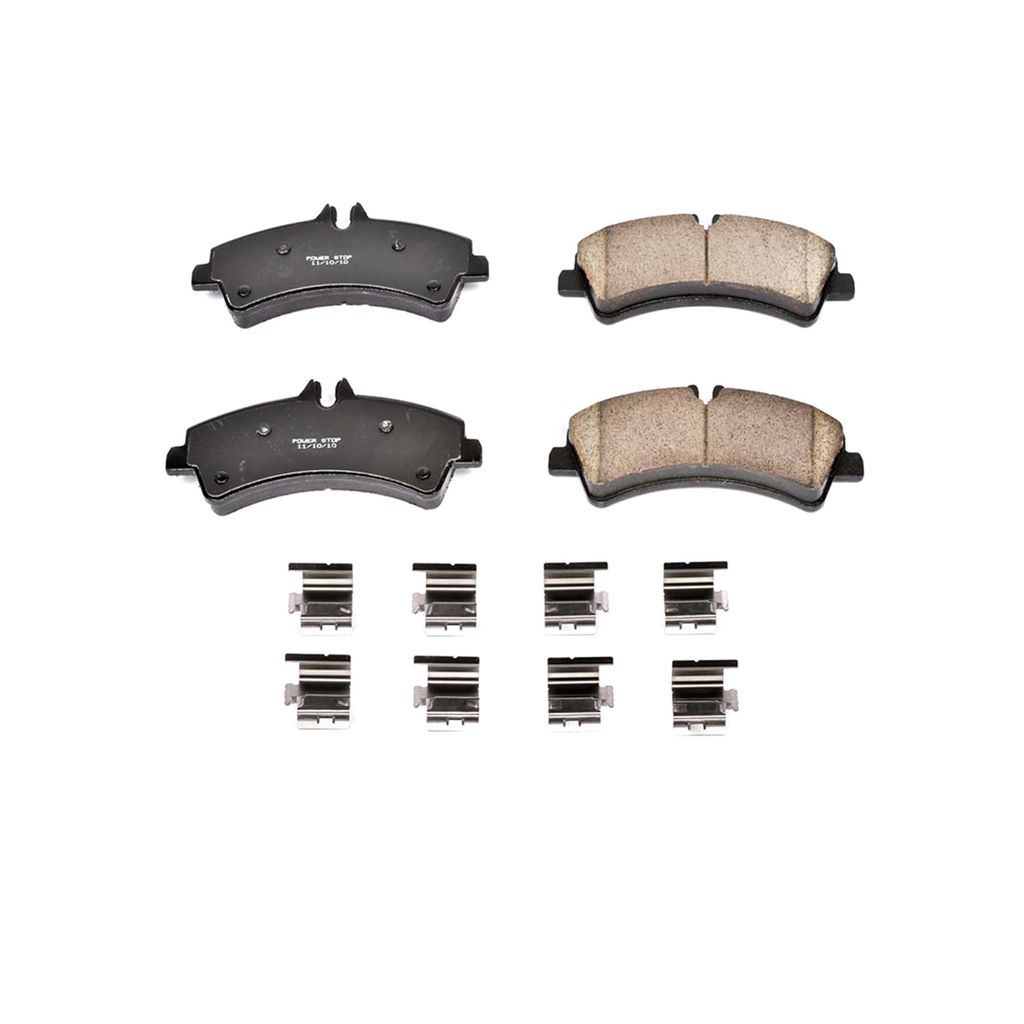 PowerStop 17-1318 - Z17 Low Dust Evolution Ceramic Brake Pads with Hardware