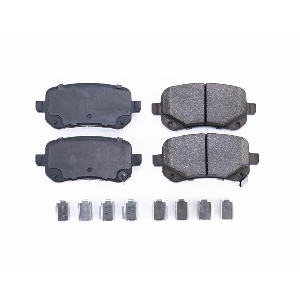 PowerStop 17-1326 - Z17 Low Dust Evolution Ceramic Brake Pads with Hardware