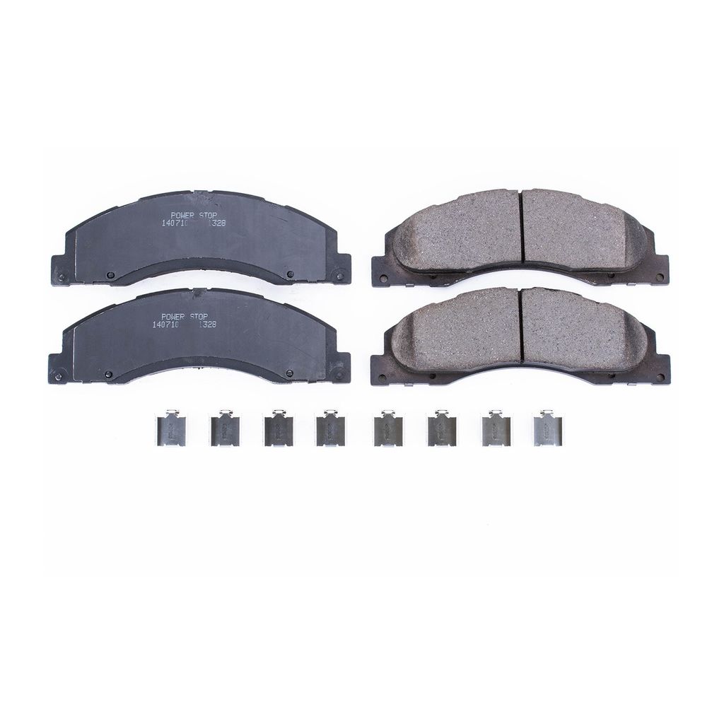 PowerStop 17-1328 - Z17 Low Dust Evolution Ceramic Brake Pads with Hardware