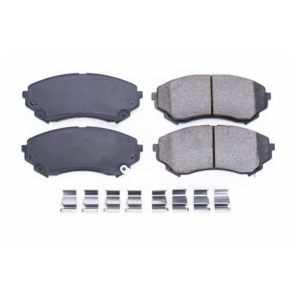 PowerStop 17-1331 - Z17 Low Dust Evolution Ceramic Brake Pads with Hardware