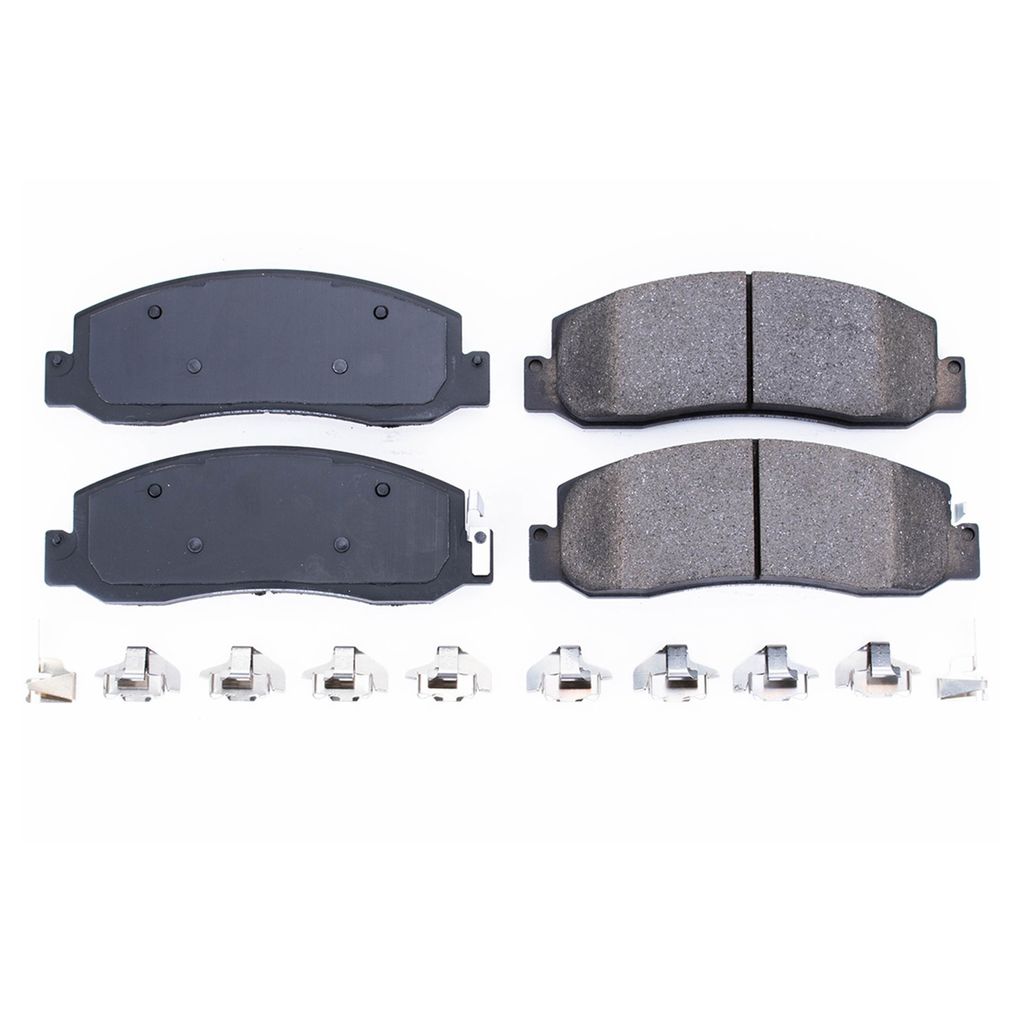 PowerStop 17-1333 - Z17 Low Dust Evolution Ceramic Brake Pads with Hardware
