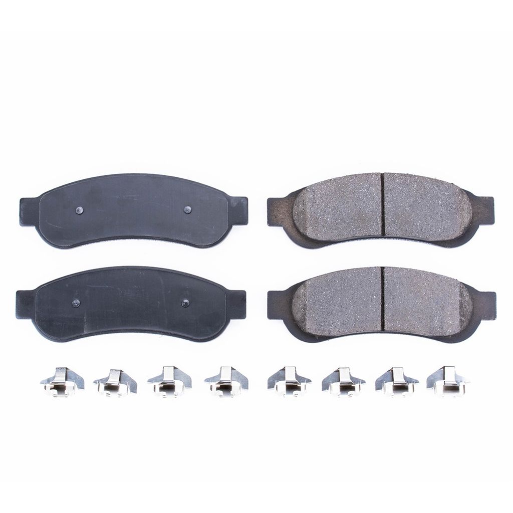 PowerStop 17-1334 - Z17 Low Dust Evolution Ceramic Brake Pads with Hardware