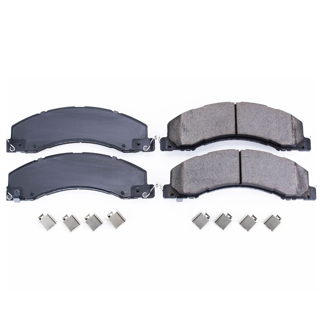 PowerStop 17-1335 - Z17 Low Dust Evolution Ceramic Brake Pads with Hardware