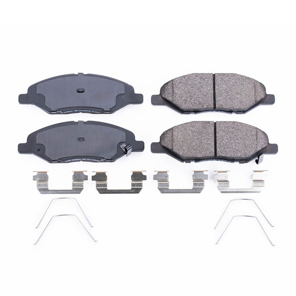 PowerStop 17-1345 - Z17 Low Dust Evolution Ceramic Brake Pads with Hardware