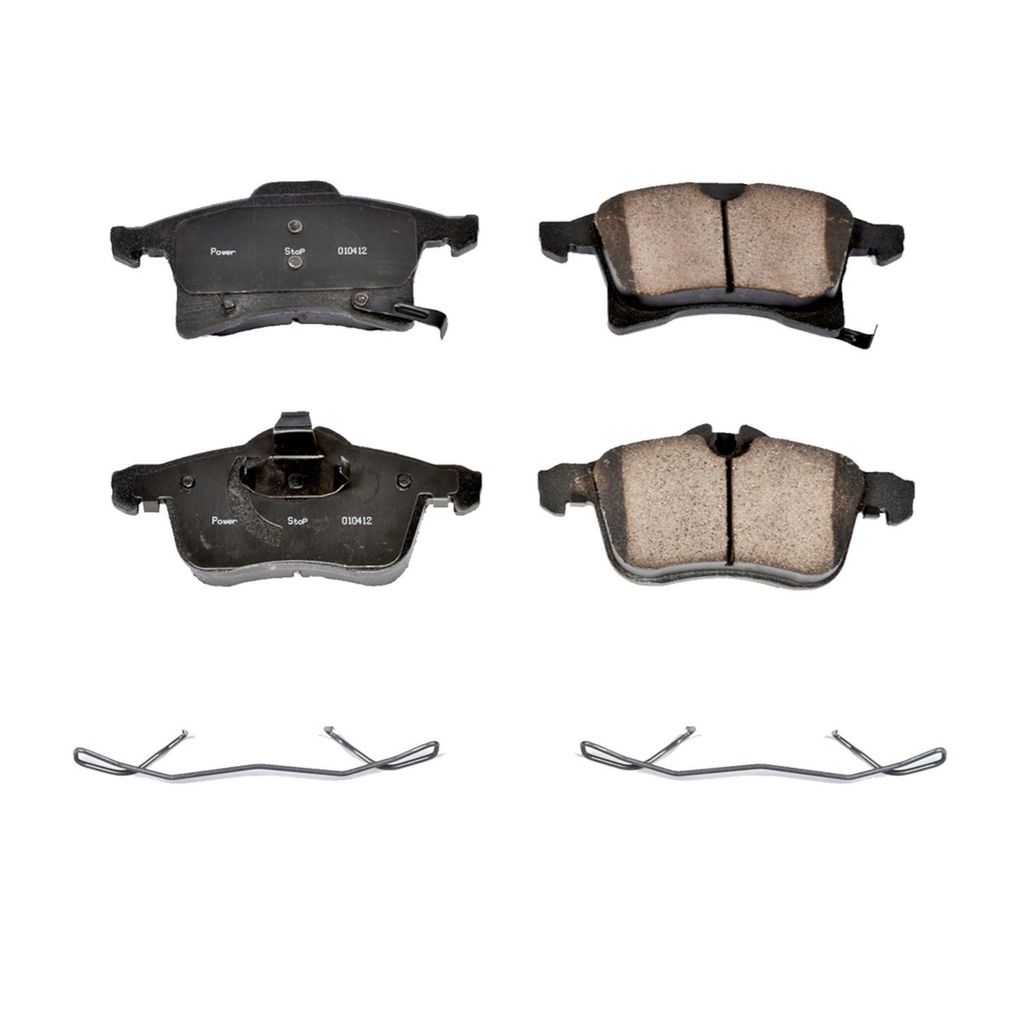 PowerStop 17-1361 - Z17 Low Dust Evolution Ceramic Brake Pads with Hardware