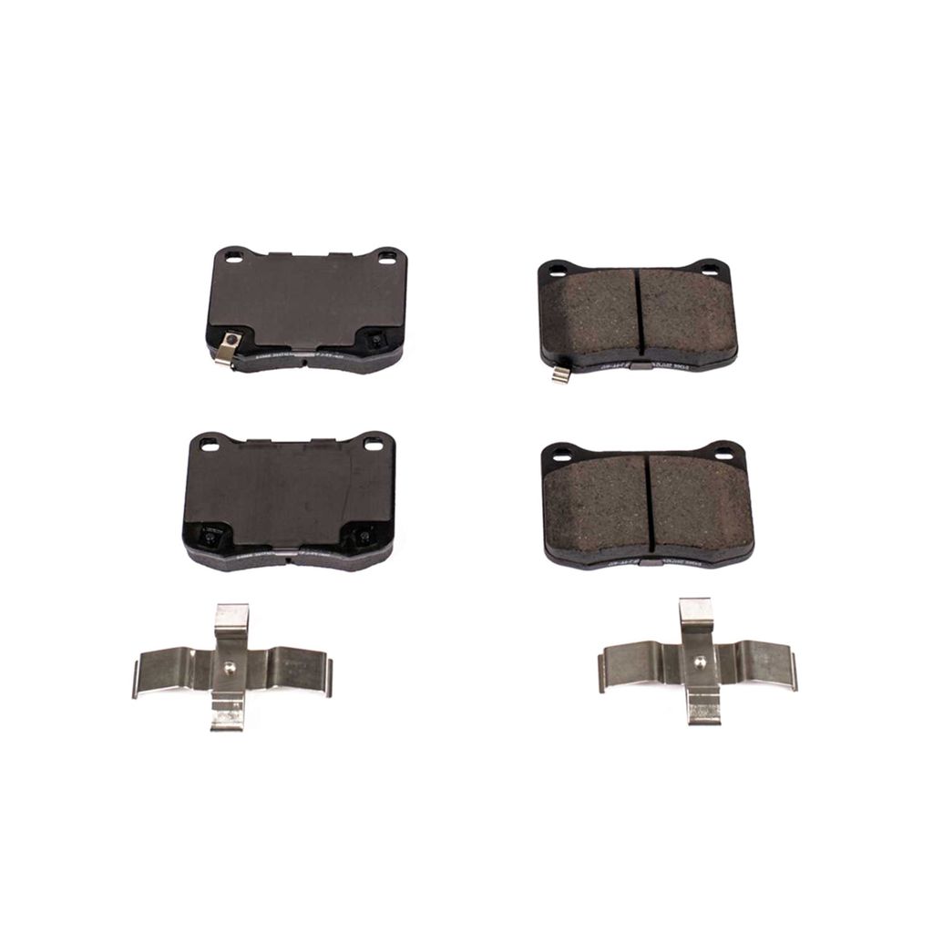 PowerStop 17-1366 - Z17 Low Dust Evolution Ceramic Brake Pads with Hardware