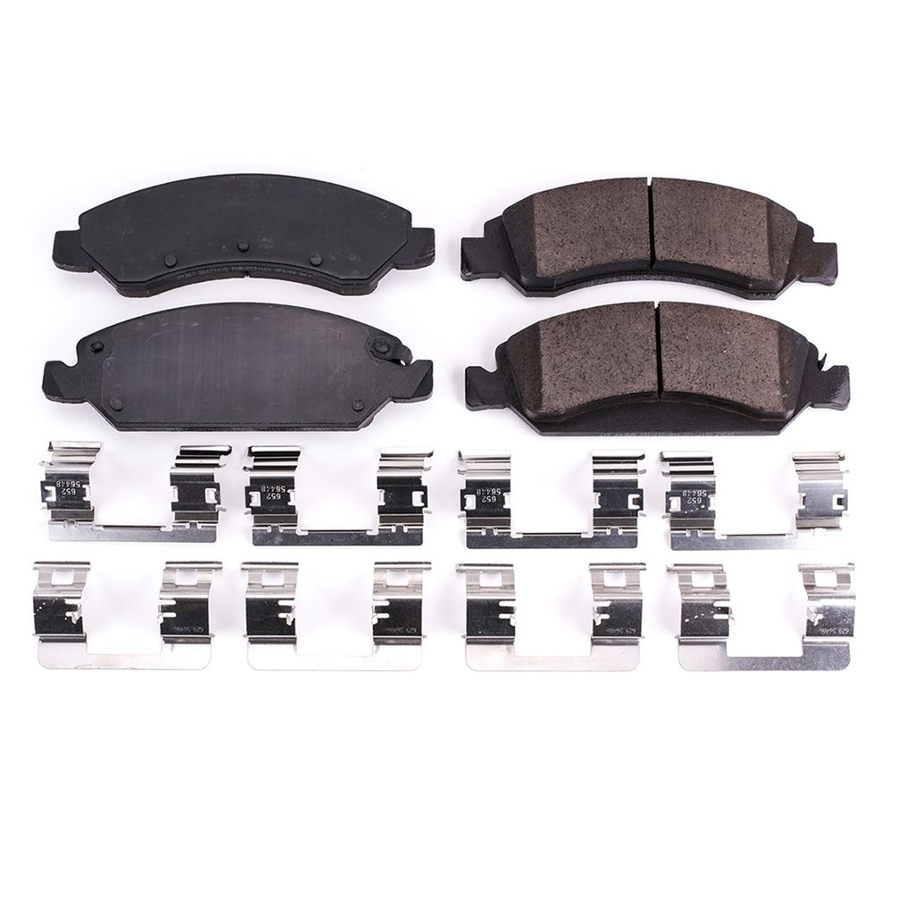 PowerStop 17-1367 - Z17 Low Dust Evolution Ceramic Brake Pads with Hardware