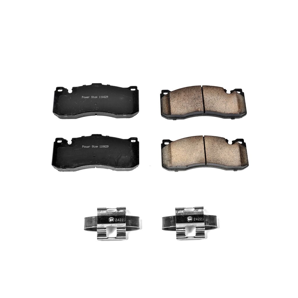 PowerStop 17-1371 - Z17 Low Dust Evolution Ceramic Brake Pads with Hardware