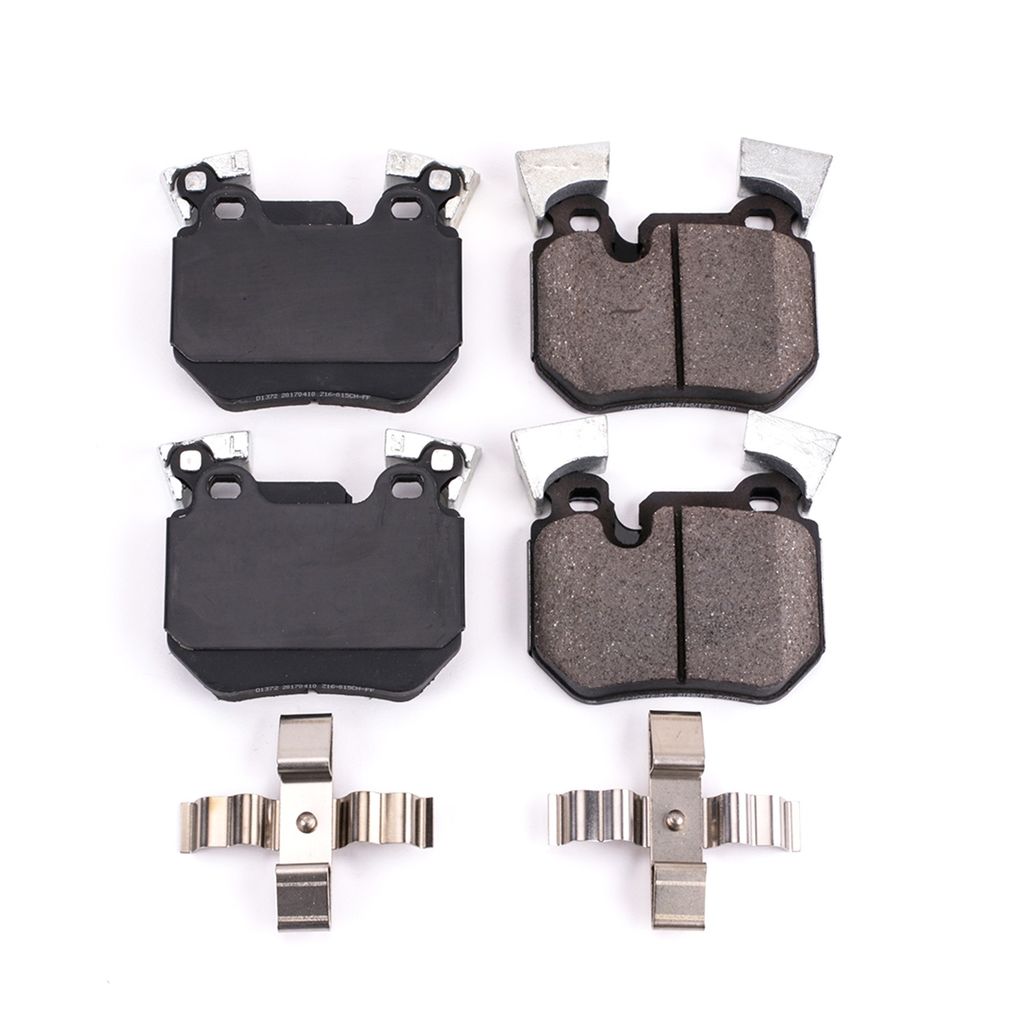 PowerStop 17-1372 - Z17 Low Dust Evolution Ceramic Brake Pads with Hardware