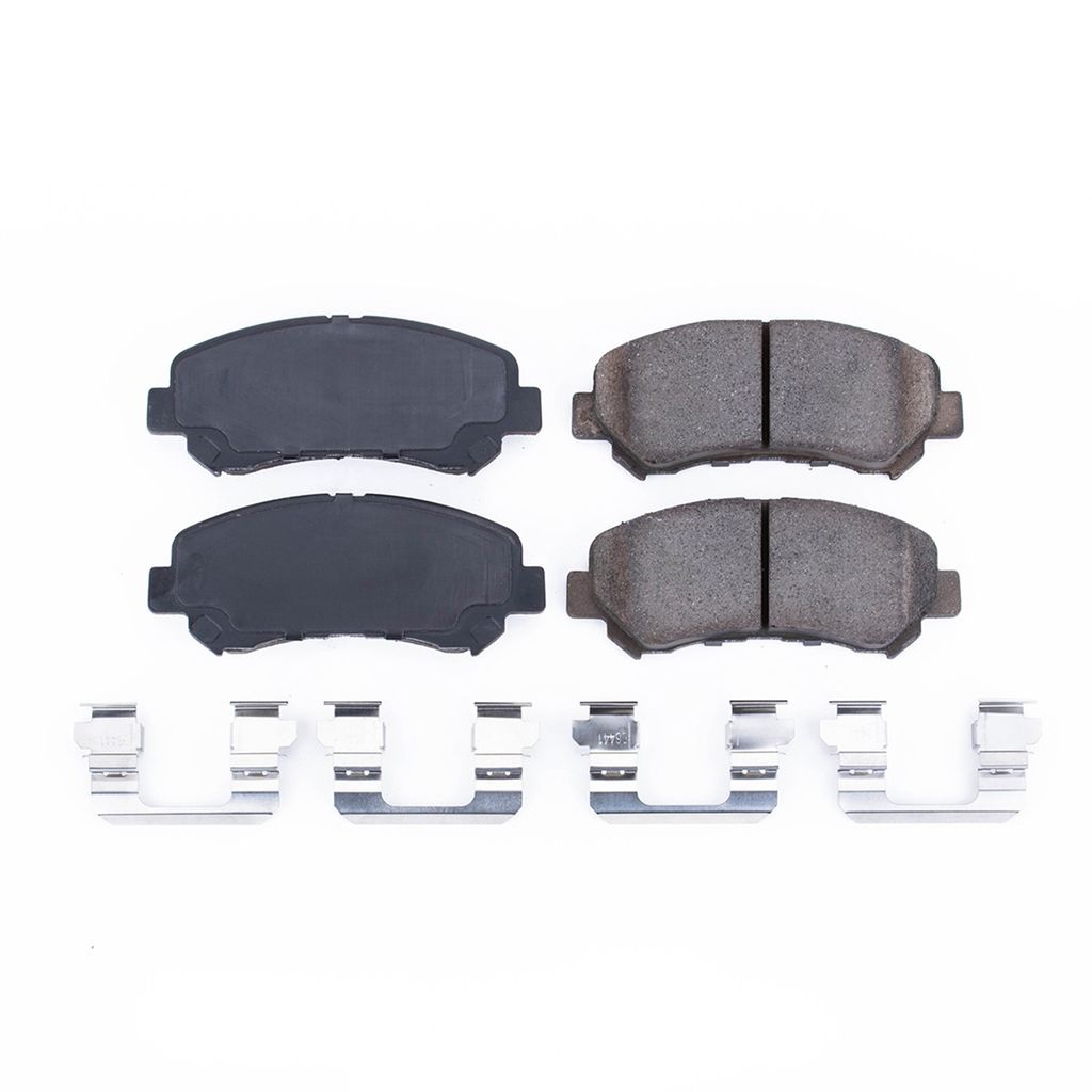 PowerStop 17-1374 - Z17 Low Dust Evolution Ceramic Brake Pads with Hardware